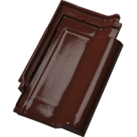 Черепица керамическая Jacobi J11 тёмно-коричневый