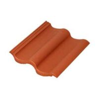 Цементно-песчаная черепица Baltic Tile рядовая Sea Wave коричневый