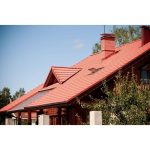 Цементно-песчаная черепица Baltic Tile рядовая Sea Wave Кирпично-красный