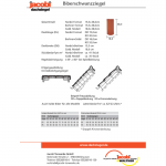 Черепица керамическая Jacobi Biberschwanzziegel серебристый
