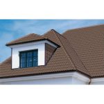 Цементно-песчаная рядовая черепица BRAAS Франкфуртская темно-коричневая