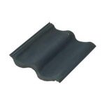 Цементно-песчаная черепица Baltic Tile рядовая Sea Wave синий