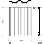 BRAAS янтарь антик-красный