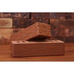 Клинкер фасадный ЛСР М300 темно-красный Эдинбург береста 250х85х65 0.7 НФ