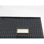 Черепица керамическая Jacobi J13 вулканический чёрный