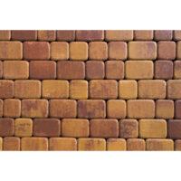 Плитка тротуарная бетонная Зенит Черноземье «Старый Город» 2 камня 60мм color-mix «Глория»