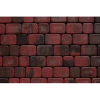 Плитка тротуарная бетонная Зенит Черноземье «Старый Город» 2 камня 60мм color-mix «Грей»