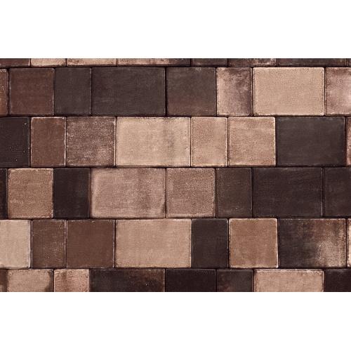 Плитка тротуарная бетонная Зенит Черноземье «Европа» 40мм color-mix «Глория»