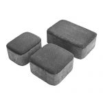 Плитка тротуарная бетонная Зенит Черноземье «Старый Город» 3 камня 60мм серый