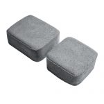 Плитка тротуарная бетонная Зенит Черноземье «Старый Город» 2 камня 40мм серый