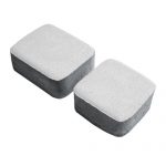 Плитка тротуарная бетонная Зенит Черноземье «Старый Город» 2 камня 40мм белый