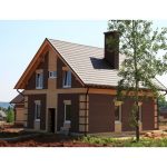 Кирпич облицовочный Голицынский КЗ М175 КОРИЧНЕВЫЙ гладкий 250Х120Х65 мм 1НФ