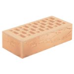 Кирпич облицовочный Голицынский КЗ М175 Слоновая кость РУСТ 250Х120Х65 мм 1НФ