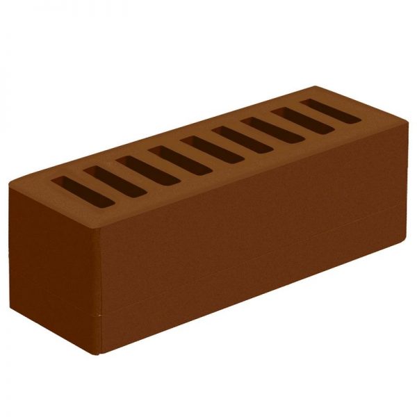 Кирпич облицовочный Голицынский КЗ М150 КОРИЧНЕВЫЙ 250Х85Х88 мм 0. 96НФ