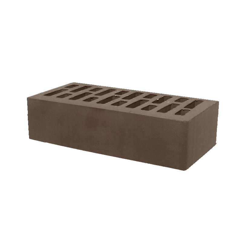 Кирпич облицовочный Тербунский Гончар М175 Коричневый Гладкий 250х85х88 мм 0. 96 НФ