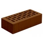 Кирпич облицовочный Голицынский КЗ М175 КОРИЧНЕВЫЙ Береста 250Х120Х65 мм 1НФ