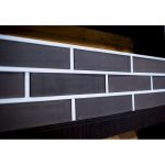 Кирпич облицовочный Тербунский Гончар М175 Графит Гладкий 250х85х65 мм 0. 7 НФ