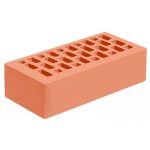 Кирпич облицовочный Голицынский КЗ М175 АБРИКОСОВЫЙ 250Х120Х65 мм 1НФ