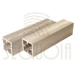 Столб Sequoia Evolution 3D WOOD 120х120х3000 WHITE