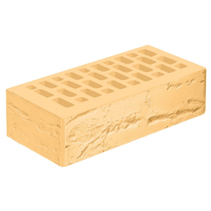 Кирпич облицовочный Голицынский КЗ М175 ЯНТАРЬ РИФ 250Х120Х65 мм 1НФ