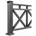 Столб Sequoia Evolution 3D WOOD 120х120х3000 BROWN