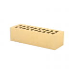 Кирпич облицовочный Тербунский Гончар М175 Золотистый Гладкий 250х85х65 мм 0. 7 НФ