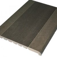 Ступень ДПК полнотелая TimberTex cерая