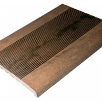 Ступень ДПК полнотелая TimberTex кофе