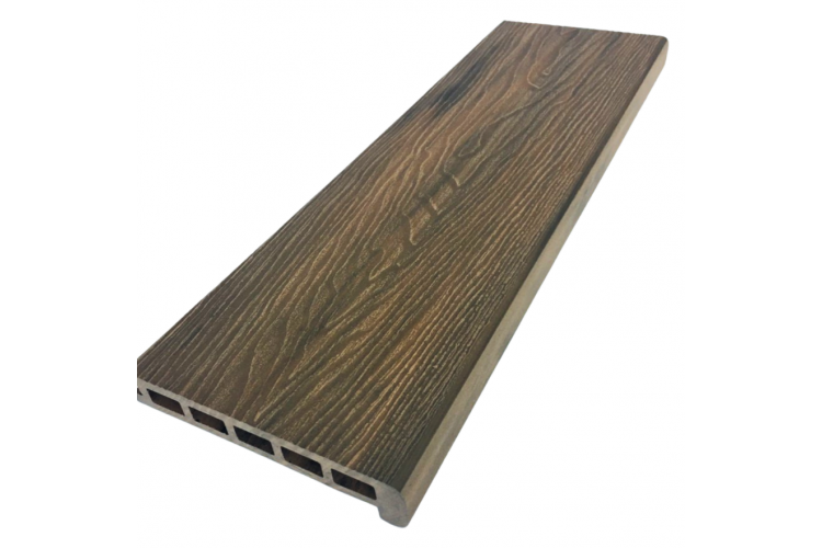 Ступень ДПК пустотелая TimberTex тик микс Ступень ДПК пустотелая TimberTex тик микс