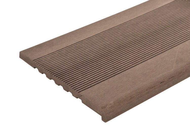 Ступень ДПК полнотелая TimberTex тик микс