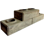 Лего кирпич облицовочный гиперпрессованный Мрамор серый-белый премиум-класса фирмы ERMIX