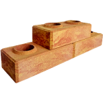 Лего кирпич облицовочный гиперпрессованный Мрамор желтый-красный премиум-класса фирмы ERMIX