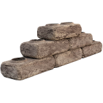 Лего кирпич облицовочный гиперпрессованный Старенный серый-белый /2 премиум-класса фирмы ERMIX