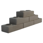 Лего кирпич облицовочный гиперпрессованный Графит премиум-класса фирмы ERMIX