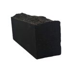 Кирпич облицовочный гиперпрессованный Гипербел М250 Ложок Графит 230х100х65 мм 1 НФ