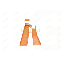 Заливная горка ‘IgraGrad Snow Fox Start с крышей’, скат 4 м