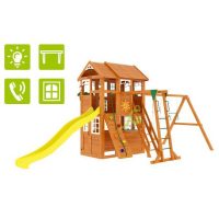 Детская площадка IgraGrad Клубный домик 2 с трубой Luxe