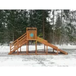 Зимняя горка ‘IgraGrad Snow Fox Start’, скат 4 м