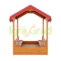 Детская деревянная площадка ‘IgraGrad Домик 1’