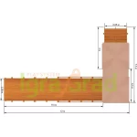 Зимняя горка ‘IgraGrad Snow Fox Макси’, скат 10 м