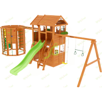 Детская площадка IgraGrad Клубный домик 2 с рукоходом Luxe