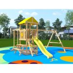 Детская площадка IgraGrad Крафтик со столиком и рукоходом