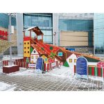 Зимняя горка «IgraGrad Snow Fox (Домик)», скат 10 м