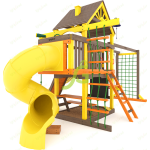 Детская площадка IgraGrad Шато с трубой (Дерево) мод.2