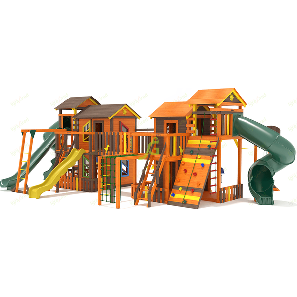 Детская деревянная площадка ‘IgraGrad Домик 7 мод.2’