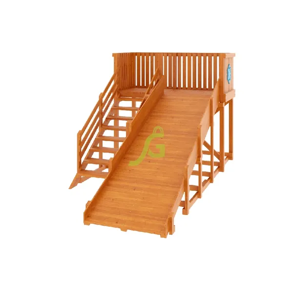 Деревянная зимняя горка ‘IgraGrad Snow Fox’, скат 4 м Деревянная зимняя горка ‘IgraGrad Snow Fox’, скат 4 м