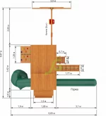 Детская деревянная площадка ‘IgraGrad Домик 4’