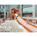 Зимняя горка ‘IgraGrad Snow Fox (Домик)’, скат 10 м