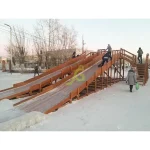 Зимняя горка ‘IgraGrad Snow Fox’, 4 ската