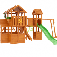Детская площадка IgraGrad Клубный домик 3 с трубой